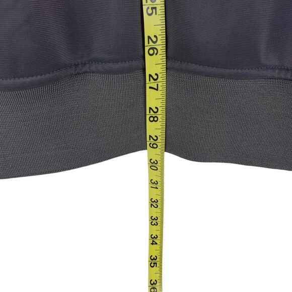 SEATTLE SEAHAWKS Jacket Mens Medium TALL Gray Full Zip Embroidered Spell Out - Picture 8 of 8